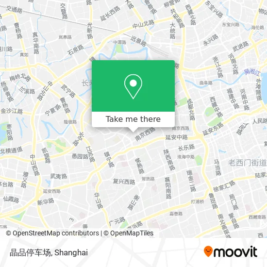 晶品停车场 map