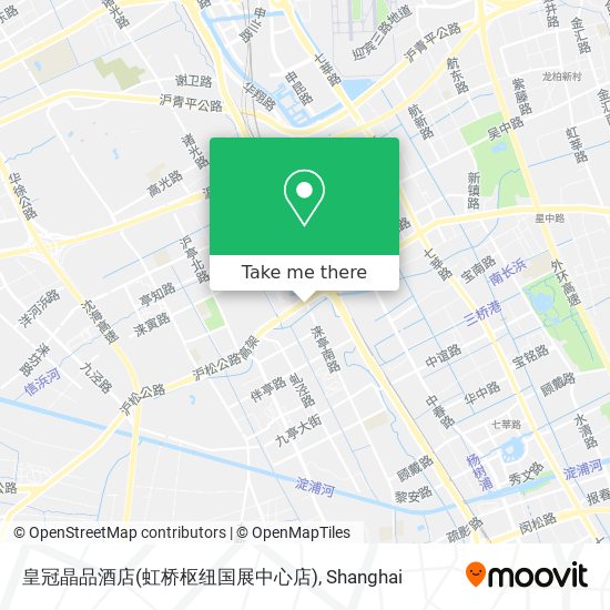 皇冠晶品酒店(虹桥枢纽国展中心店) map