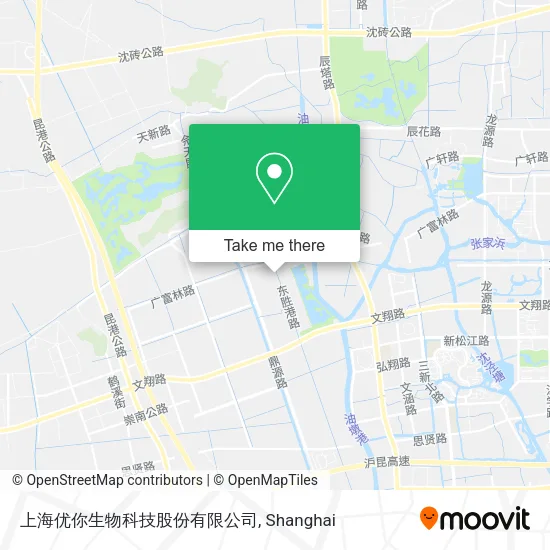 上海优你生物科技股份有限公司 map