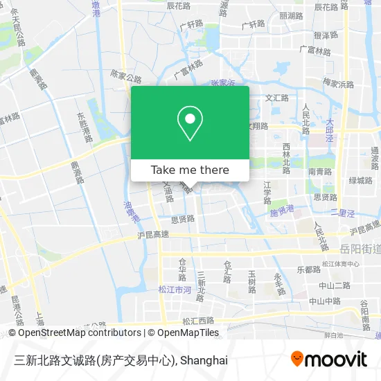 三新北路文诚路(房产交易中心) map