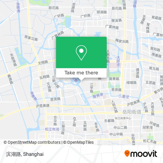 滨湖路 map