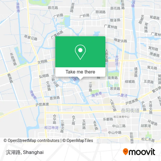 滨湖路 map