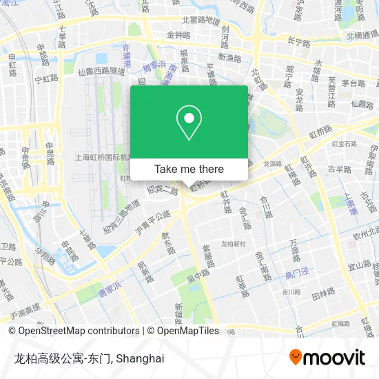 龙柏高级公寓-东门 map
