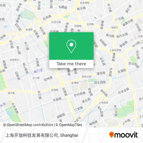 上海开放科技发展有限公司 map