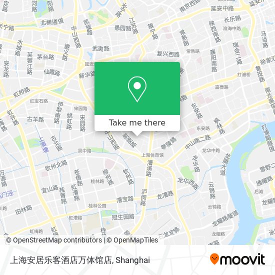 上海安居乐客酒店万体馆店 map