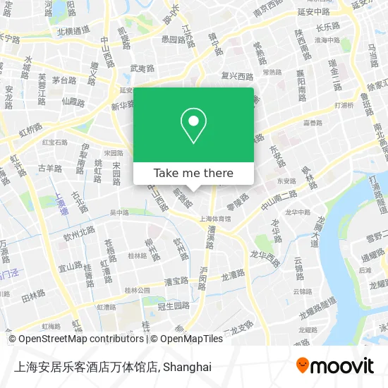 上海安居乐客酒店万体馆店 map