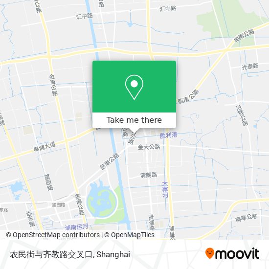 农民街与齐教路交叉口 map