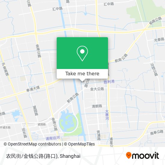 农民街/金钱公路(路口) map