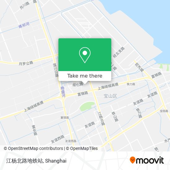 江杨北路地铁站 map
