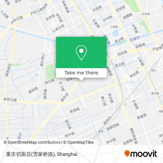 重庆切面店(雪家桥路) map
