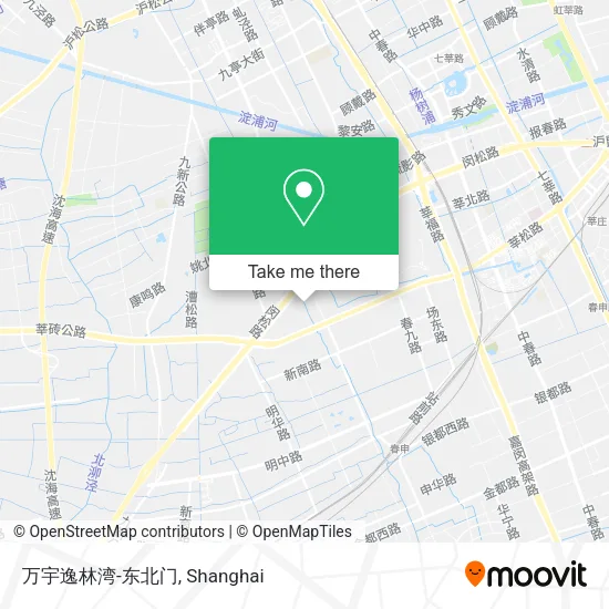 万宇逸林湾-东北门 map