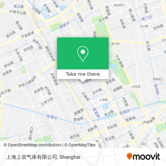上海上农气体有限公司 map