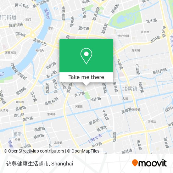 锦尊健康生活超市 map