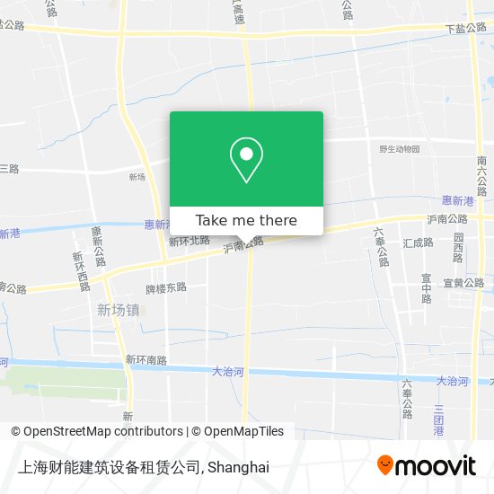 上海财能建筑设备租赁公司 map