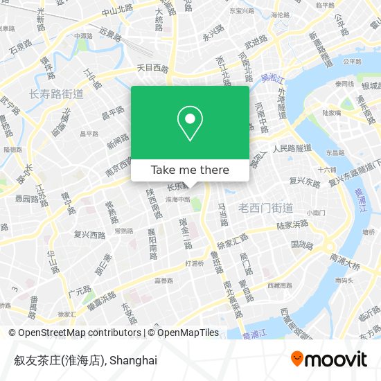 叙友茶庄(淮海店) map