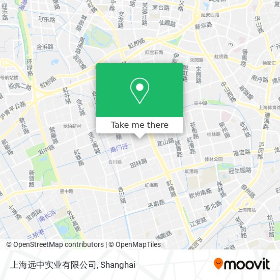 上海远中实业有限公司 map