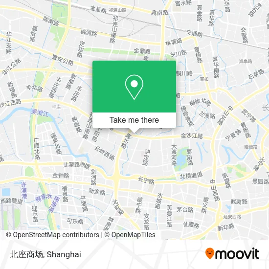 北座商场 map