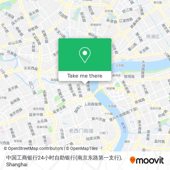 中国工商银行24小时自助银行(南京东路第一支行) map