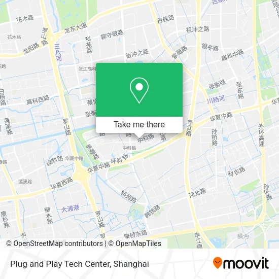 Plug and Play Tech Center map