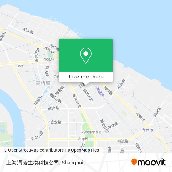 上海润诺生物科技公司 map