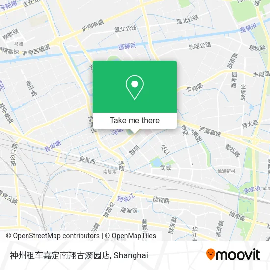 神州租车嘉定南翔古漪园店 map