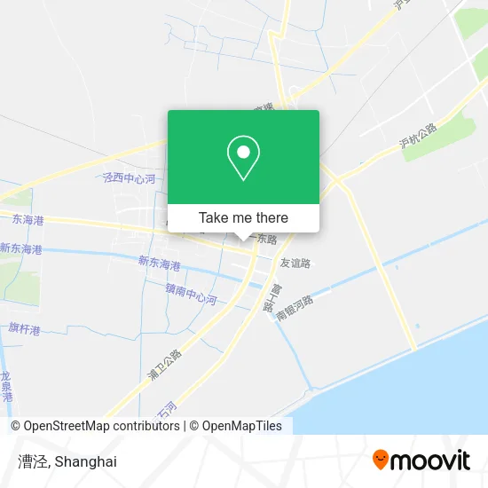 漕泾 map