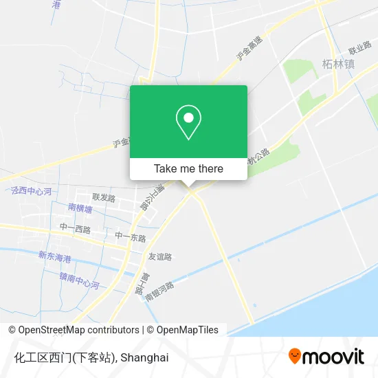 化工区西门(下客站) map