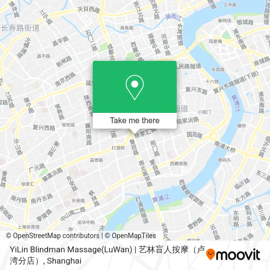 YiLin Blindman Massage(LuWan) | 艺林盲人按摩（卢湾分店） map