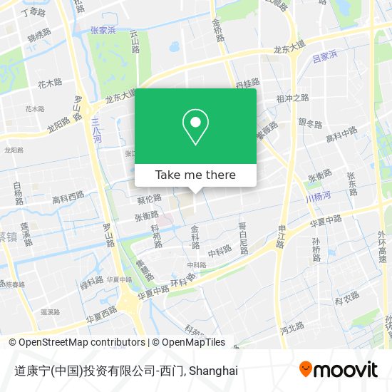 道康宁(中国)投资有限公司-西门 map