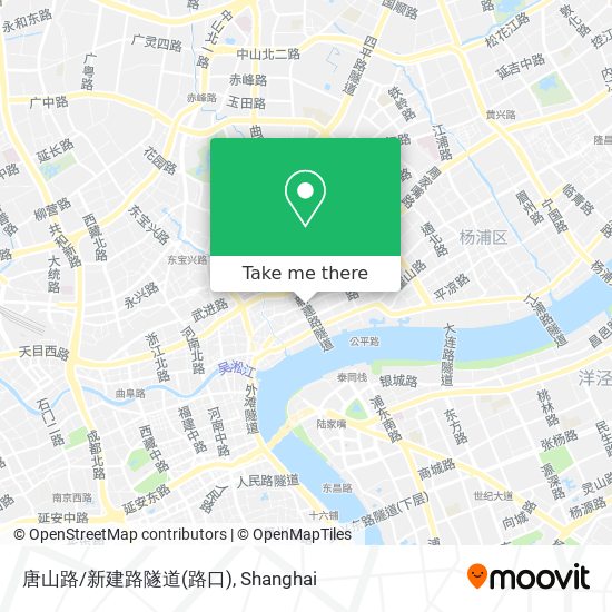 唐山路/新建路隧道(路口) map