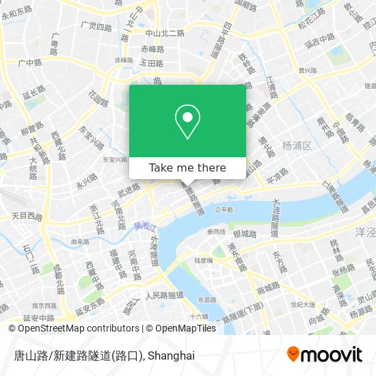 唐山路/新建路隧道(路口) map