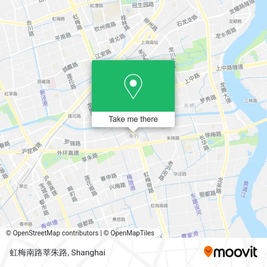 虹梅南路莘朱路 map