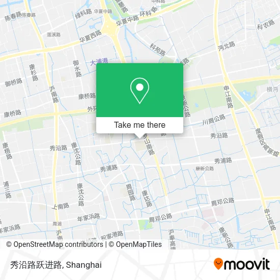 秀沿路跃进路 map