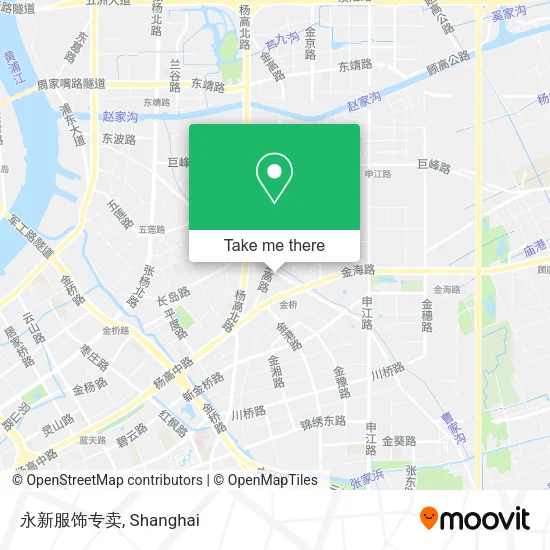 永新服饰专卖 map