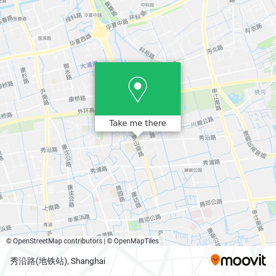 秀沿路(地铁站) map