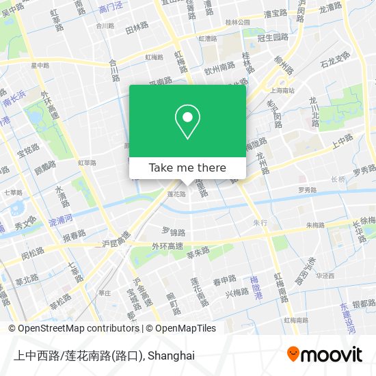 上中西路/莲花南路(路口) map