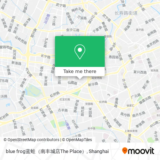 blue frog蓝蛙（南丰城店The Place） map
