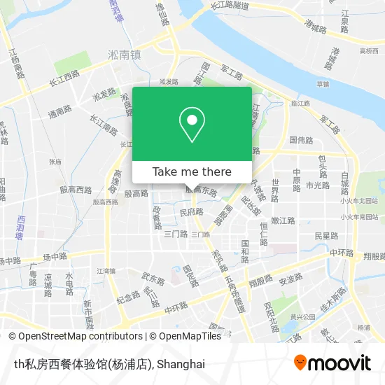 th私房西餐体验馆(杨浦店) map