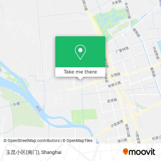 玉昆小区(南门) map
