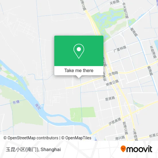 玉昆小区(南门) map