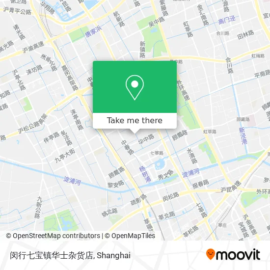 闵行七宝镇华士杂货店 map