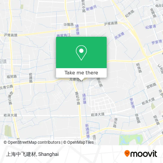 上海中飞建材 map
