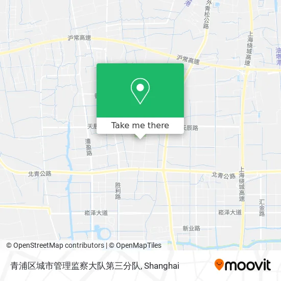 青浦区城市管理监察大队第三分队 map
