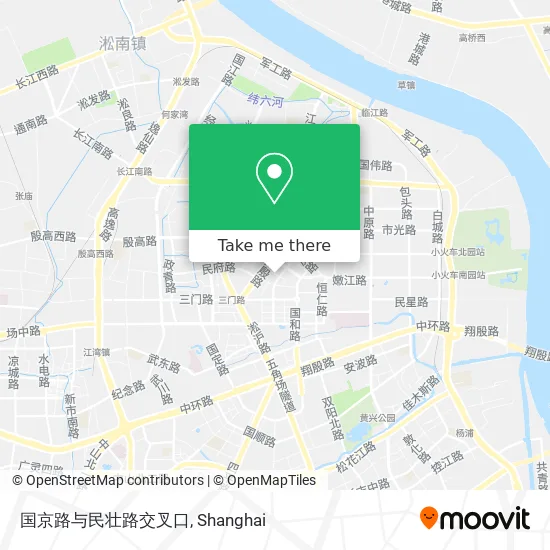 国京路与民壮路交叉口 map