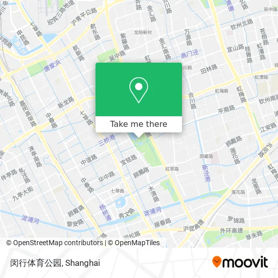 闵行体育公园 map