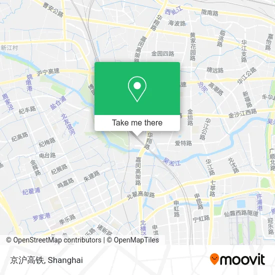 京沪高铁 map