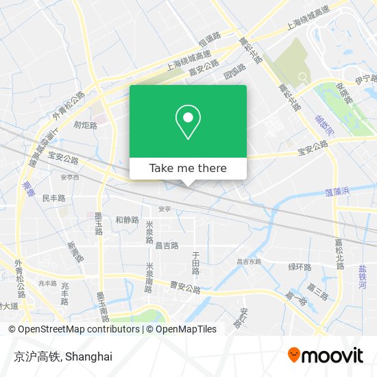 京沪高铁 map