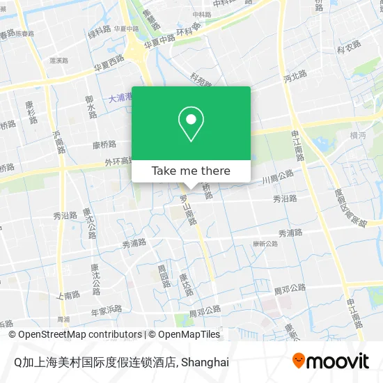 Q加上海美村国际度假连锁酒店 map