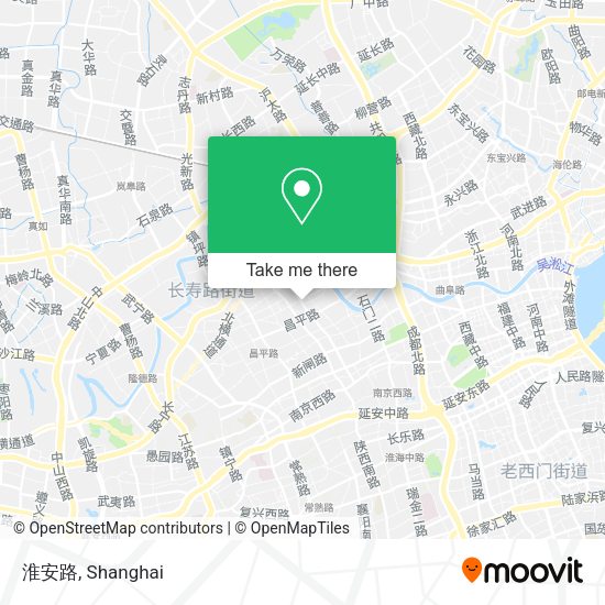 淮安路 map