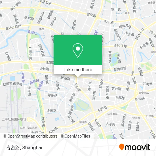 哈密路 map